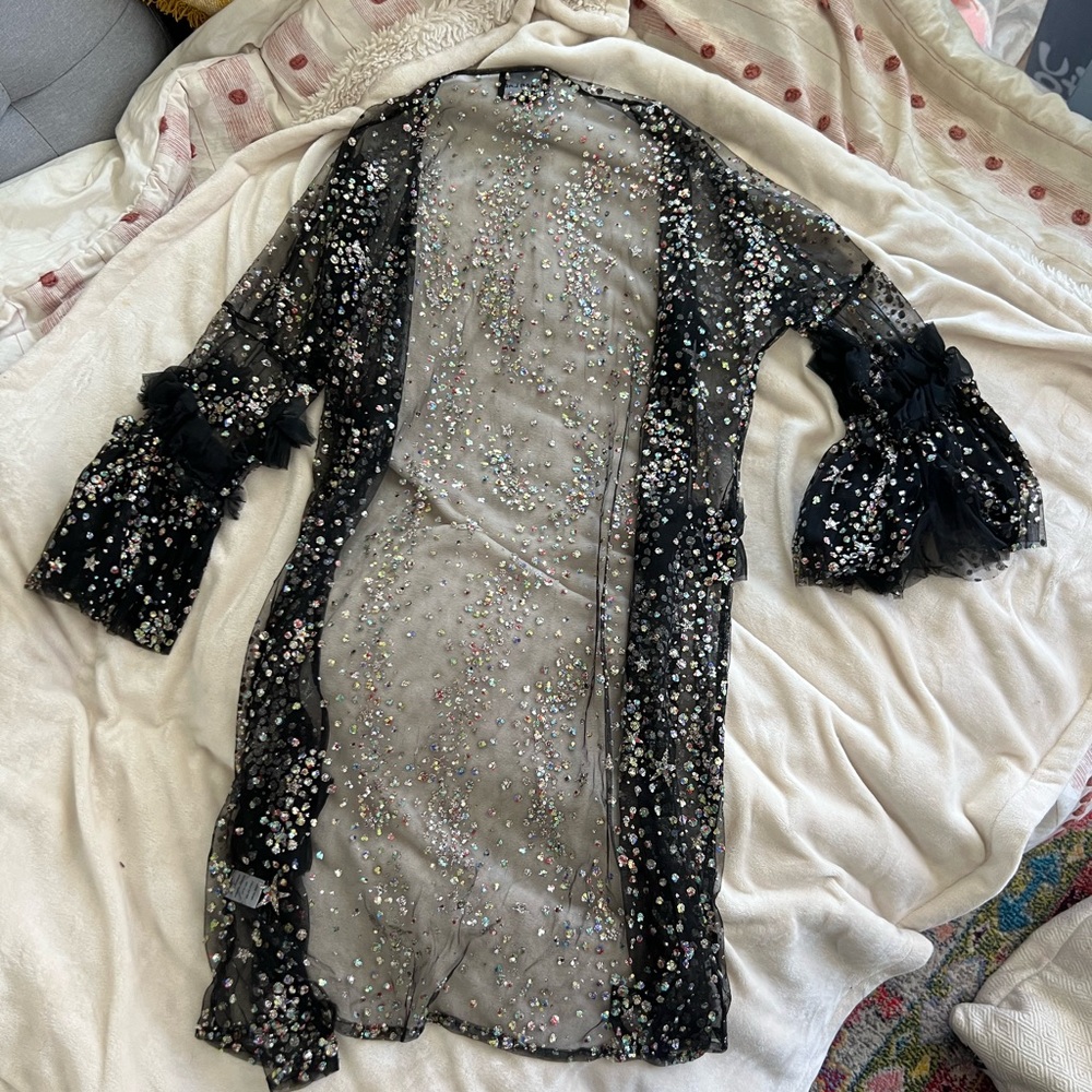 Glitter sequin duster